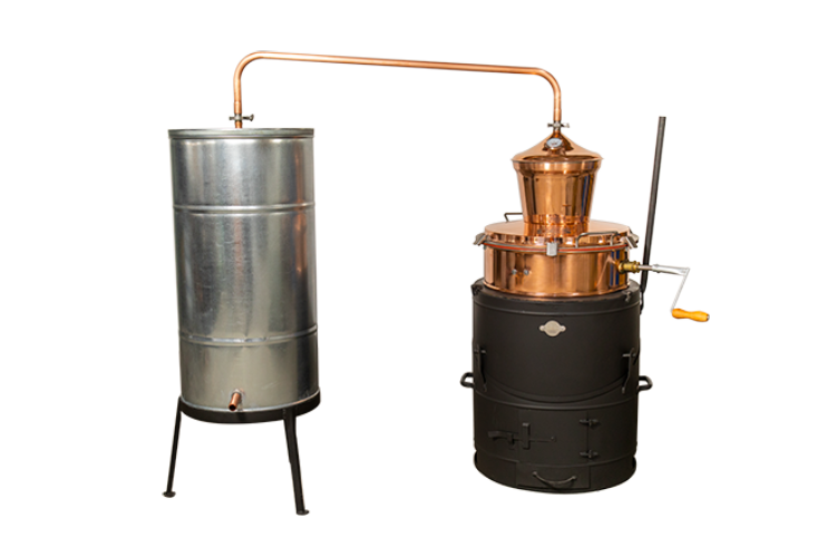Distilator din cupru DES CLASSIC 100 L/200 L răcitor