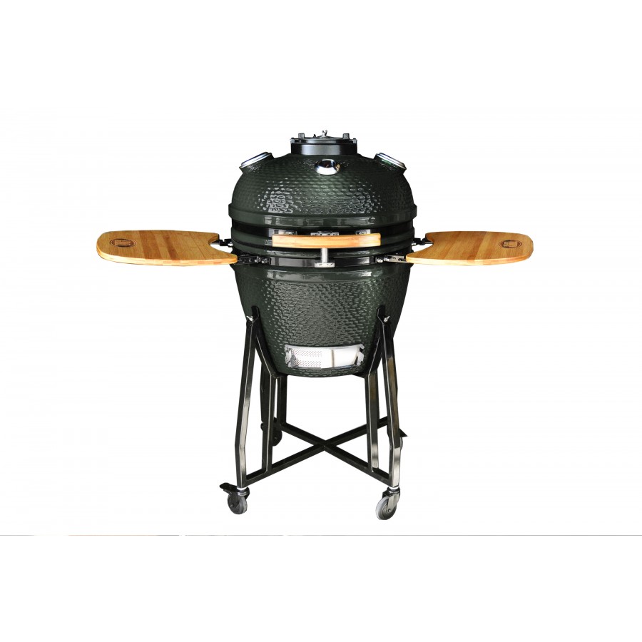 GRĂTAR CERAMIC SG, CU FEREASTRĂ MICĂ, 57CM/22 INCH (NEGRU)