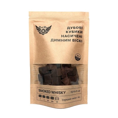 Cuburi de stejar Hot Rod M+ îmbibate cu whisky afumat (pentru 10 l)