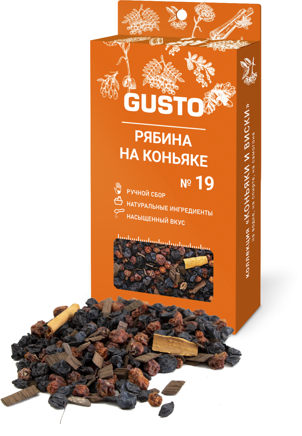 TINCTURĂ GUSTO SCORUȘ PE CONIAC